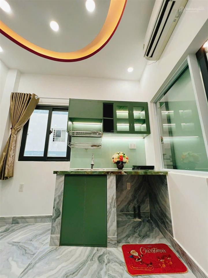 Căn hộ dịch vụ có nội thất, âu dương lân p3 q8, hẻm xe hơi giá 5.8tr/th