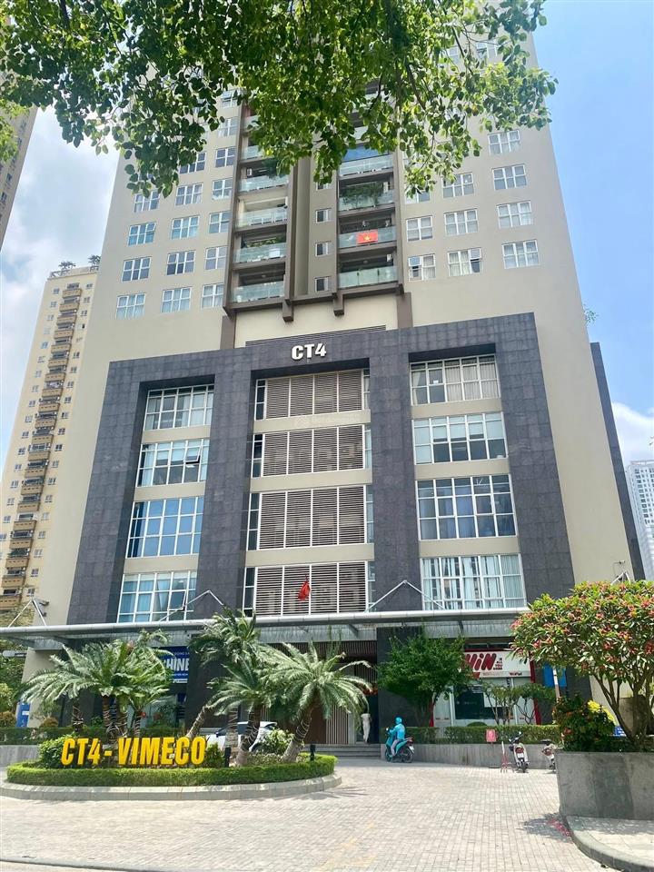 Cc ct4 vimeco nguyễn chánh. 141m². 3n3vs. tầng trung. căn góc. 2 ban công. giá hơn 14 tỷ