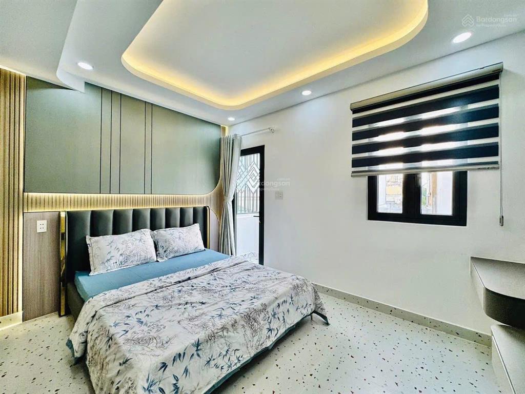 Xuất cảnh bán nhà ngay cx phú lâm d, 4 x 16, 4 tầng, 4pn 5wc, có phòng trệt, kế chợ hồ trọng quý