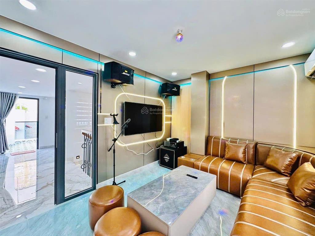 Xuất cảnh bán nhà ngay cx phú lâm d, 4 x 16, 4 tầng, 4pn 5wc, có phòng trệt, kế chợ hồ trọng quý
