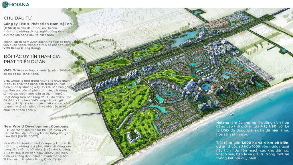 Hoiana beach villas dự án nổi bật nam hội an 2026,  ngay pkd cđt