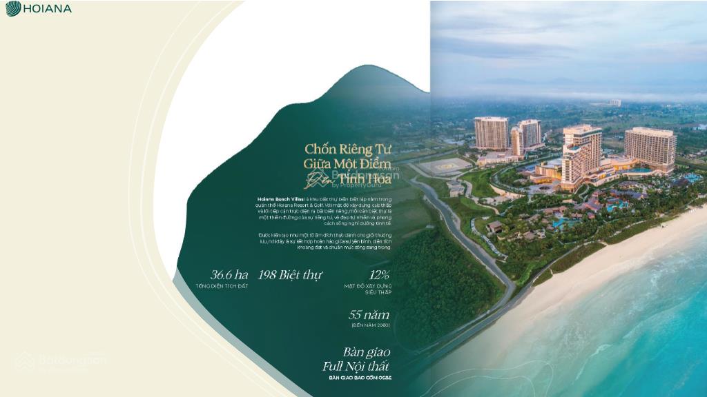 Hoiana beach villas dự án nổi bật nam hội an 2026,  ngay pkd cđt