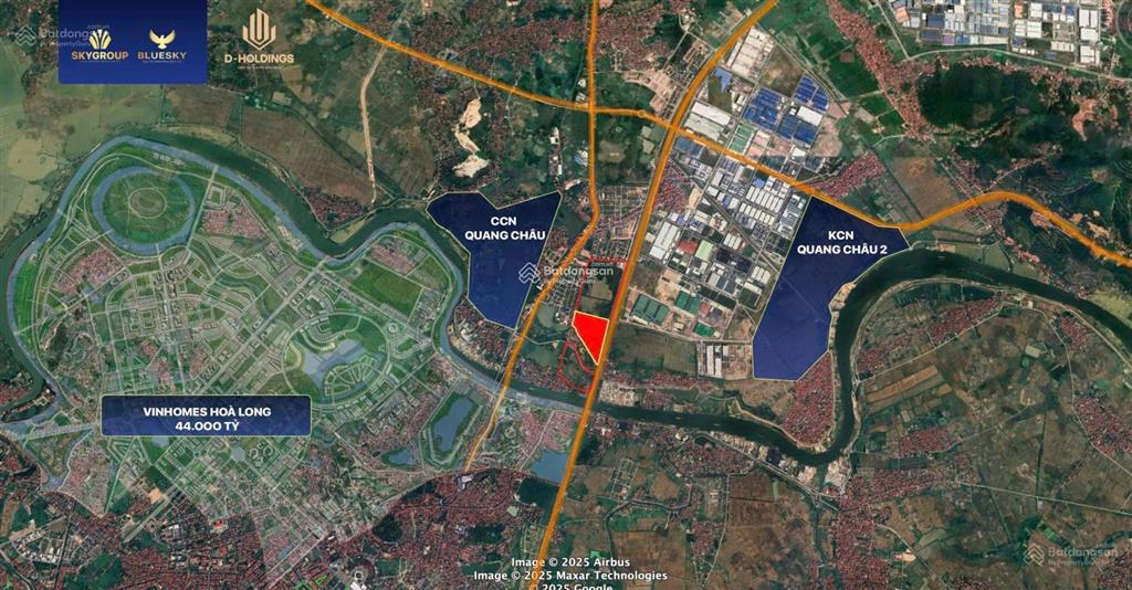 Bán gấp đất 100m2 tại xã quang châu, huyện việt yên, bắc giang, 125 triệu / m2