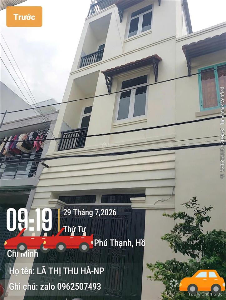Cần bán gấp nhà hẻm xe hơi btct nguyễn văn yến  tân phú