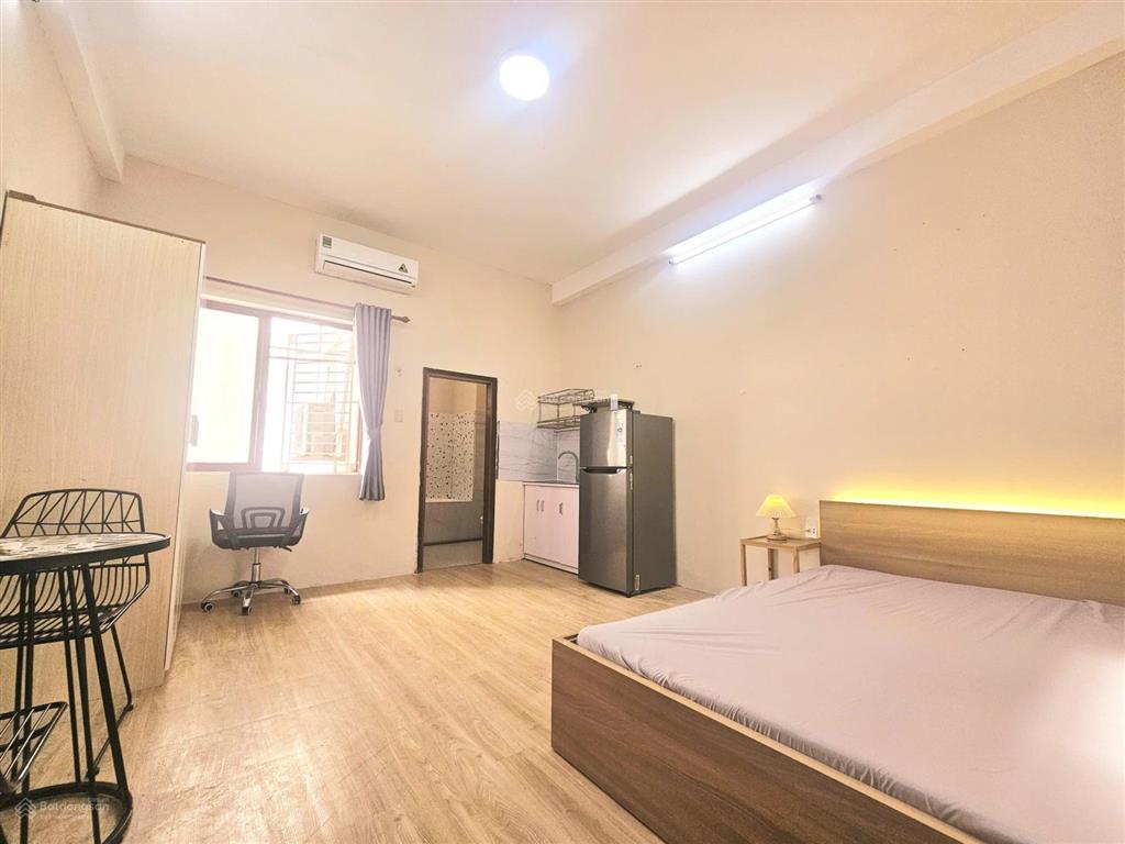 Cho thuê căn hộ studio có bồn tắm nước nóng, 25m2, 6 triệu vnd tại chu văn an, bình thạnh, mới 100%