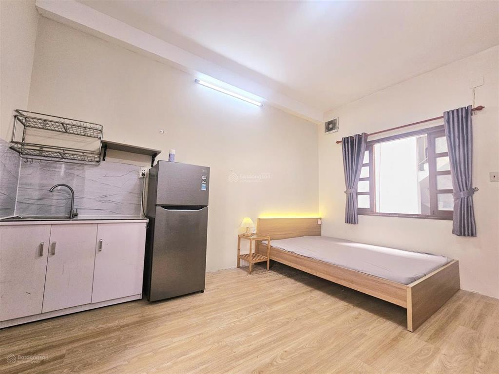 Cho thuê căn hộ studio có bồn tắm nước nóng, 25m2, 6 triệu vnd tại chu văn an, bình thạnh, mới 100%