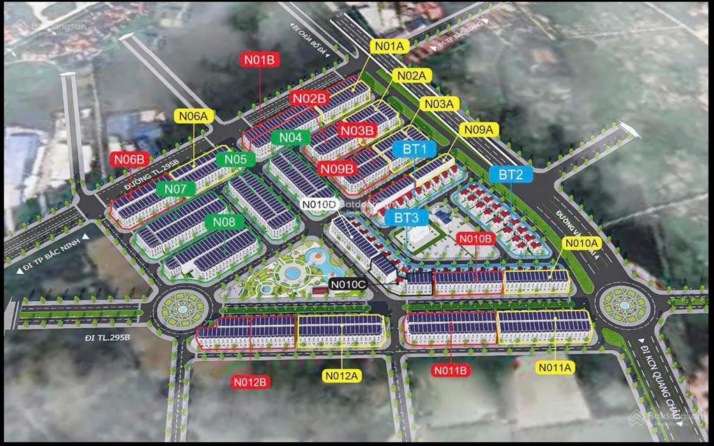 Bán đất nền dự án tại việt yên bắc giang 100m2 lô đẹp nhất dự án