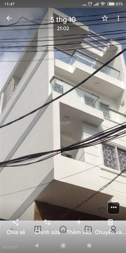 Bán nhà mặt tiền đường mai thị lựu