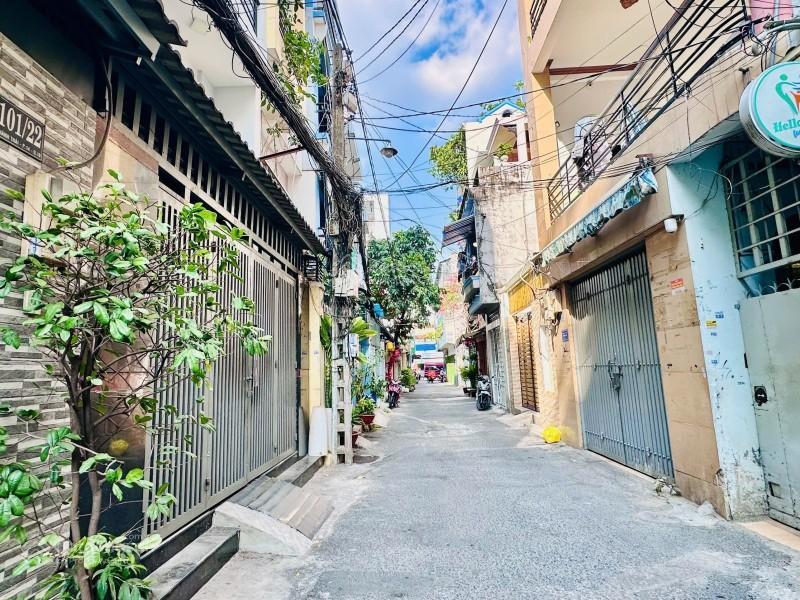 Nhà đẹp hẻm xe hơi tải thông  tô hiến thành quận 10 lô góc hxh tải 9.75 tỷ