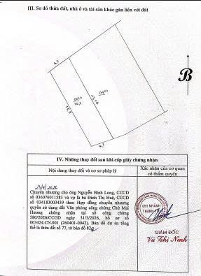 Bán lô đất 70m2, hàng xóm trục sông hồng
