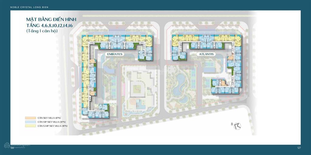 Bảng giá đợt 1 duplex dự án noble crystal long biên  sky villa thể hiện đẳng cấp thượng lưu