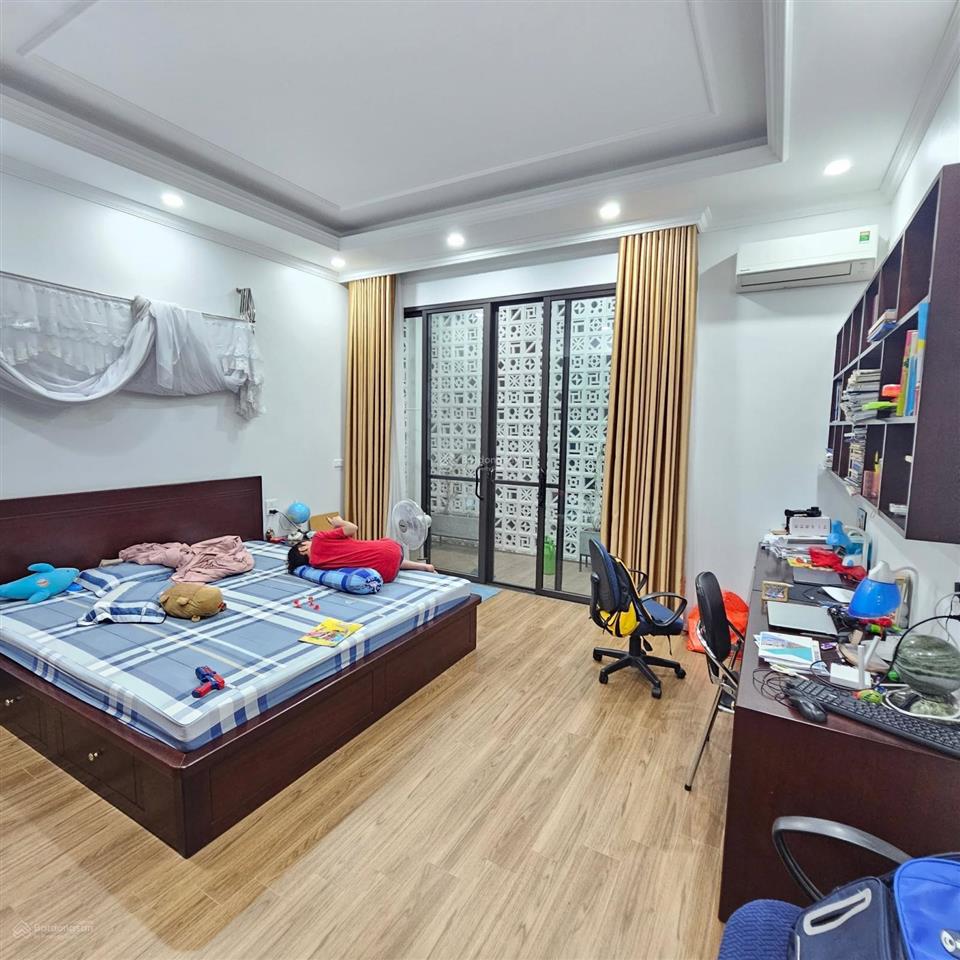 Bán nhà liền kề kđt định công 75m  gara ô tô  thoáng trước sau  khu dân trí cao chỉ 25.2 tỷ