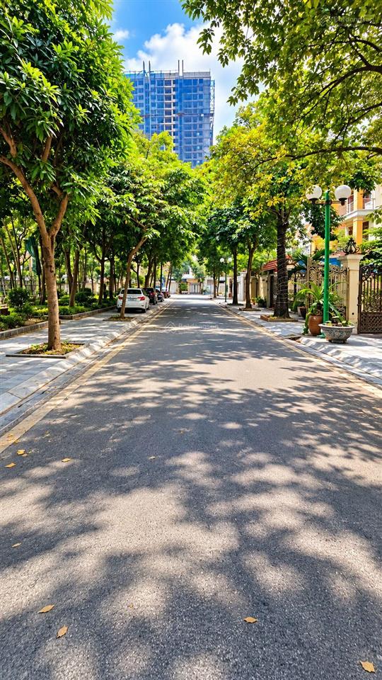 Bán biệt thự tây nam linh đàm 200m mặt tiền 10m view vườn hoa 51 tỷ