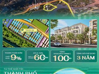 Chỉ cần 785 triệu sở hữu liền kề 50m² siêu phẩm liền kề đại lộ thiên đường 40m