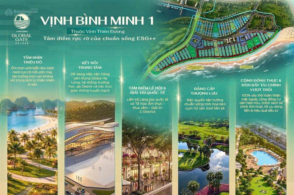 4 tỷ sở hữu siêu phẩm biệt thự song lập 126m² tại vinhomes global gate hạ long