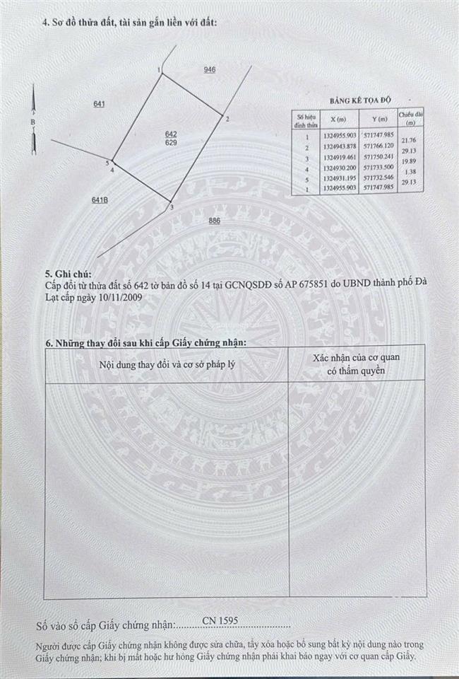 Nhà sổ hồng riêng 630m2 chỉ 6.3 tỷ