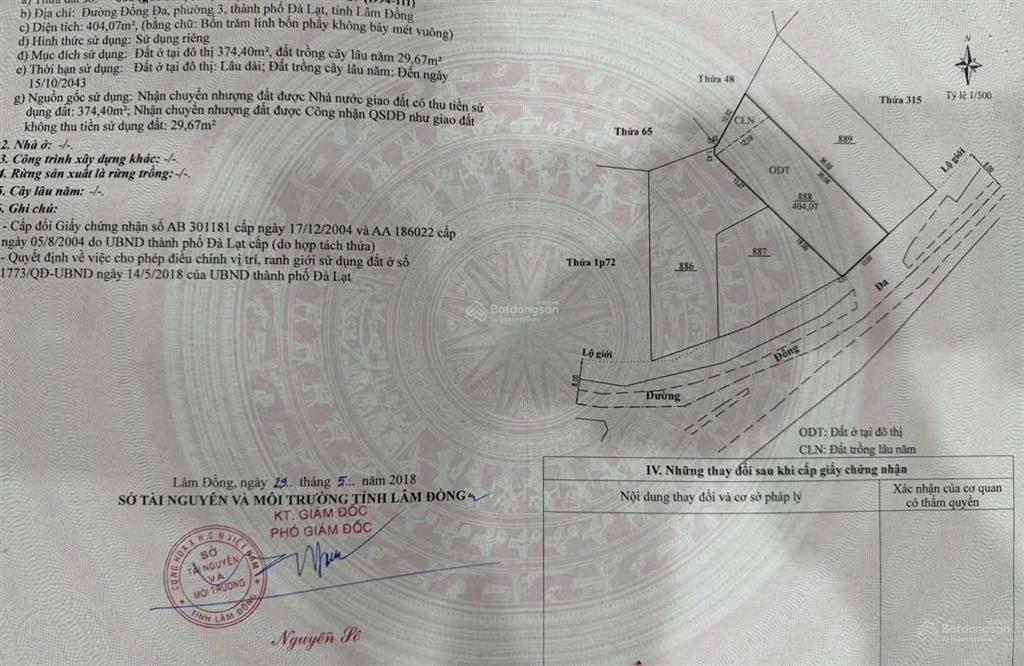 Lô đất đẹp mặt tiền đường đống đa