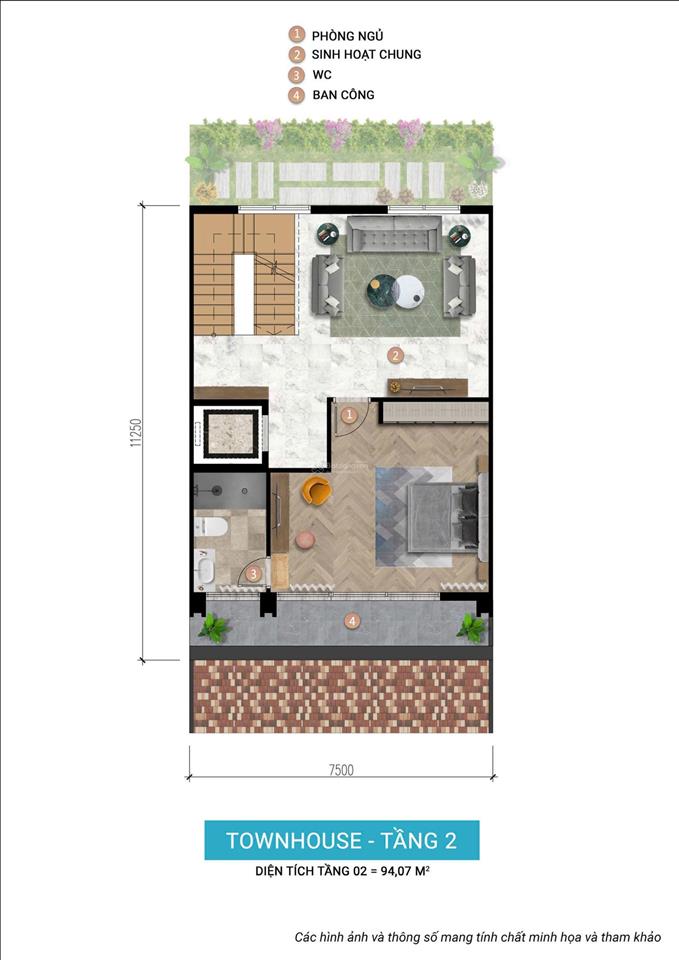 Charmora city  sở hữu căn liền kề 3 tầng d563 cạnh trục chính d6 và công viên giá tts chỉ 12,31 tỷ