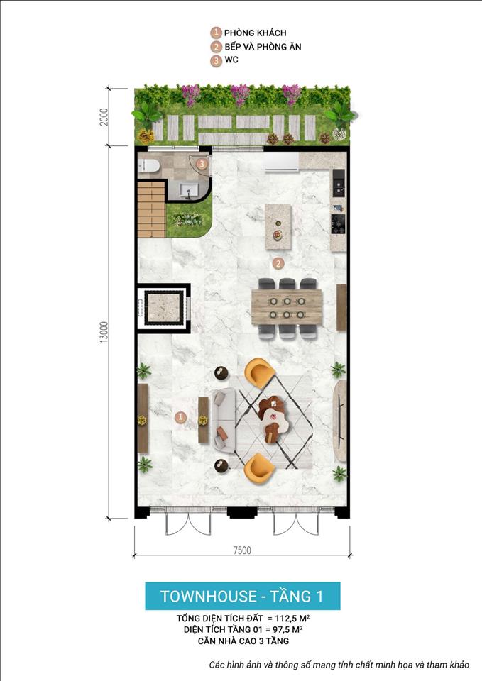Charmora city  sở hữu căn liền kề 3 tầng d563 cạnh trục chính d6 và công viên giá tts chỉ 12,31 tỷ