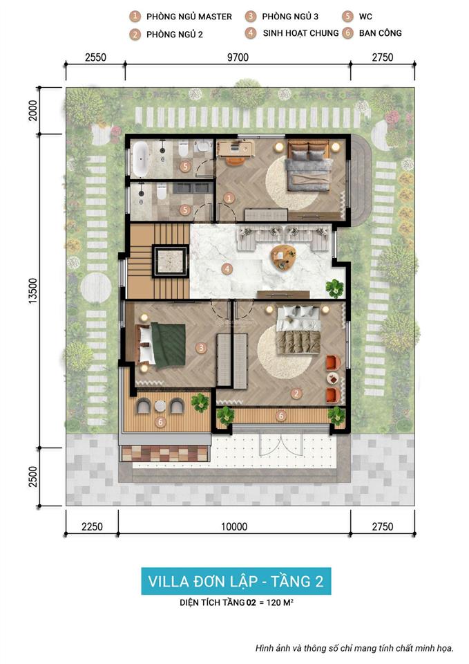 Hàng hot căn góc biệt đơn lập 240m2 view sông quán trường charmora city nha trang