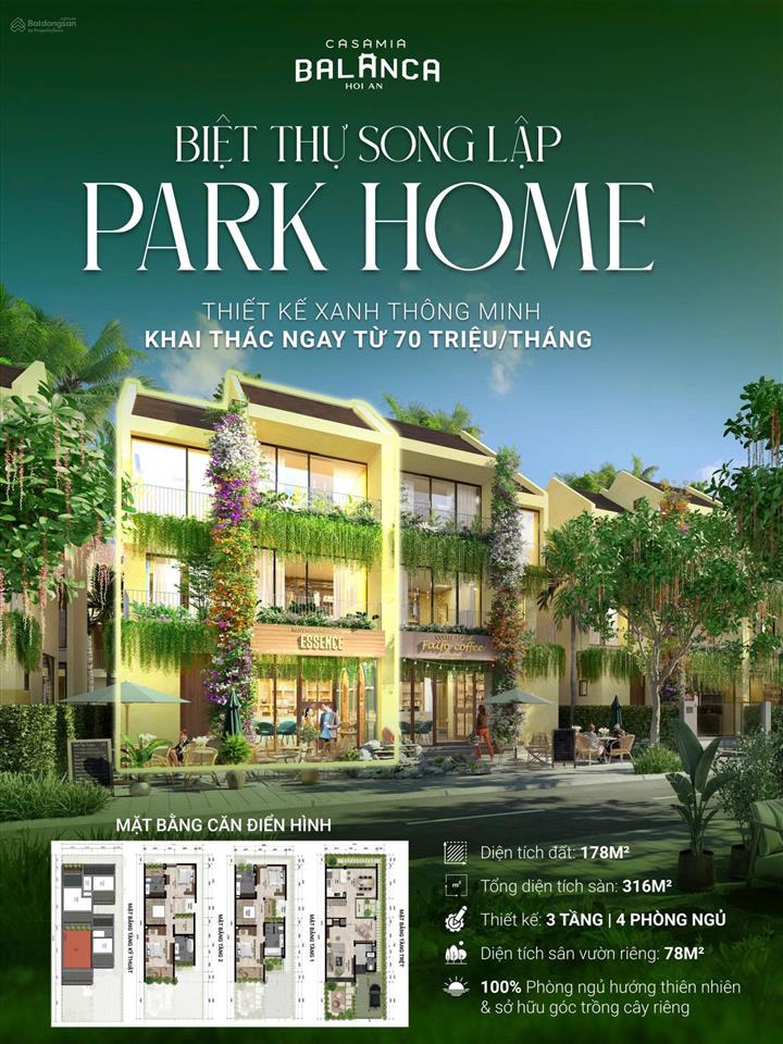 Chính thức mở bán phân khu park home tại casamia balanca hội an giá trực tiếp chủ đầu tư