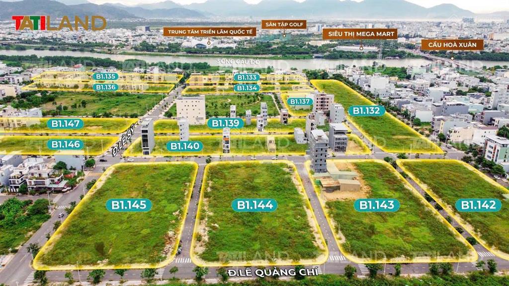 Bán đất đường lê sỹ, phường hòa xuân, quận cẩm lệ, đà nẵng, trục đường 10m5 kinh doanh sầm uất