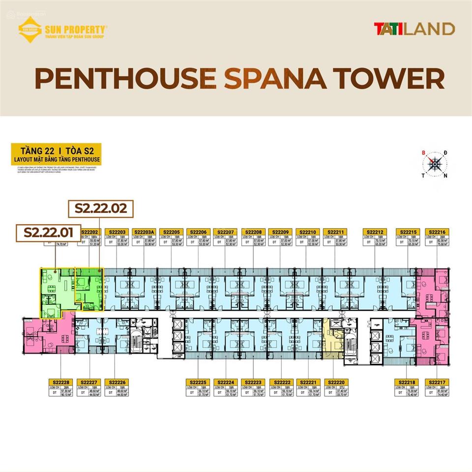 Bán penthouse có diện tích 95m2  giá 4 tỷ 5  ân hạn gốc lãi 2 năm, hỗ trợ vay 70% tại spana tower