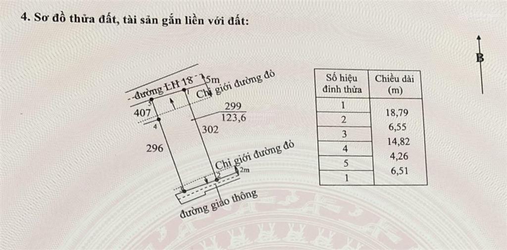 Tôi chính chủ bán gấp đất nền ấp 4, long hậu, la, dt 6,5x19m, giá 3,2 tỷ, sổ hồng, 0945 251 *** duyên