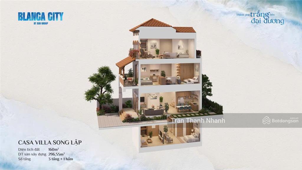 Thanh toán 3 tỷ sở hữu ngay biệt thự biển sở hữu lâu dài tại blanca city vũng tàu