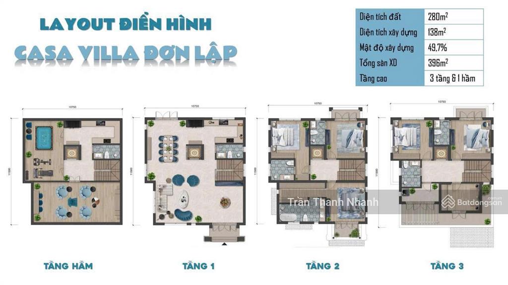 Thanh toán 3 tỷ sở hữu ngay biệt thự biển sở hữu lâu dài tại blanca city vũng tàu