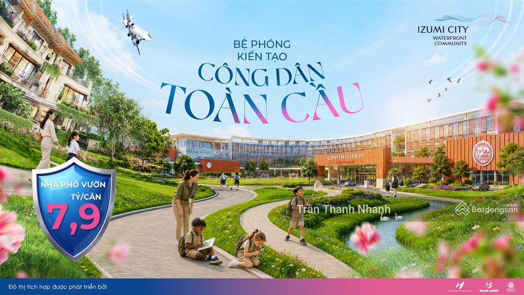 Thanh toán chỉ 1,4 tỷ sở hữu nhà phố vườn izumi city