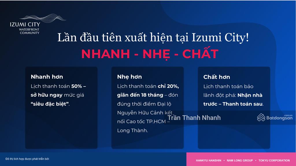 Thanh toán chỉ 1,4 tỷ sở hữu nhà phố vườn izumi city