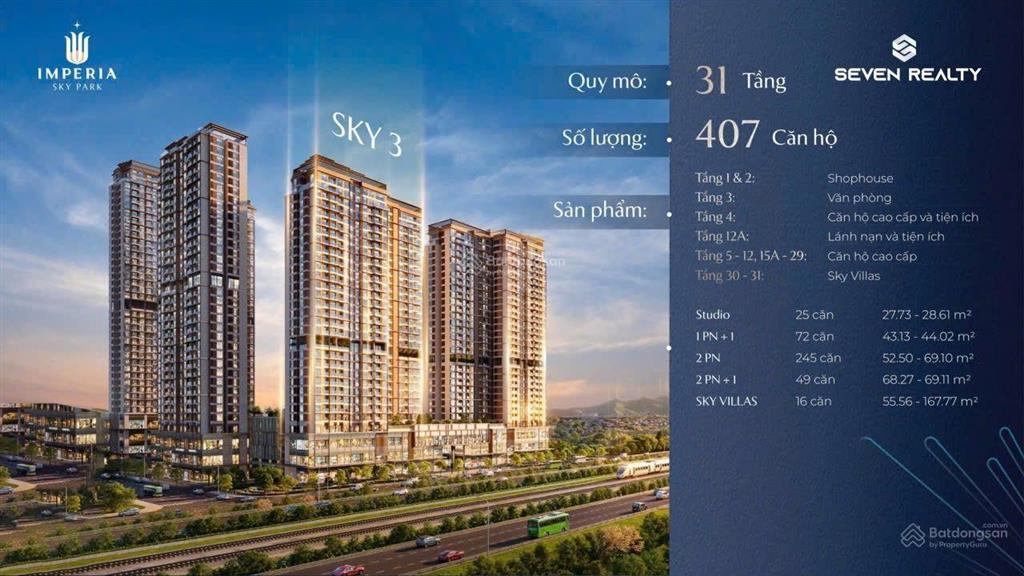 Chiết khấu lên đến 500 triệu cho căn hộ 2pn imperia sky park, view thoáng