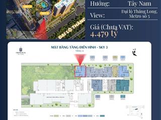 Chiết khấu lên đến 500 triệu cho căn hộ 2pn imperia sky park, view thoáng
