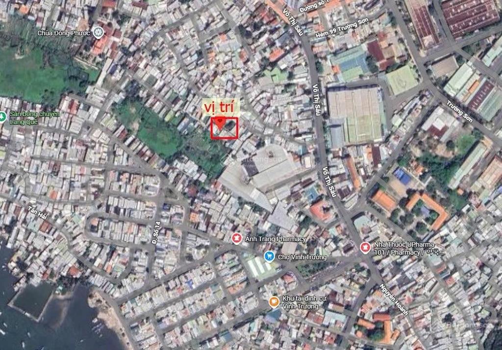 Nhà hẻm cấp 4  59,4m2  1 tỷ 700  ngang 5m