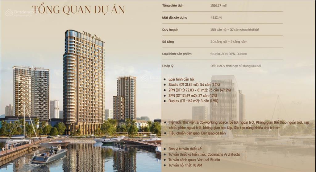 Bảng hàng độc quyền với giá tốt, ck lên đến 16%. căn hộ view biển, trực diện bến du thuyền vip