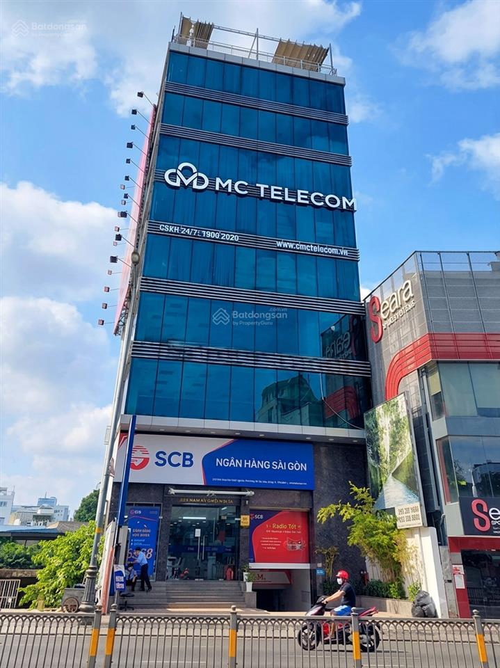 Bán building góc 2mt nam kỳ khởi nghĩa, q3  dt 15x22m, h + 8 tầng hđt 450tr/tháng, giá tốt 170 tỷ