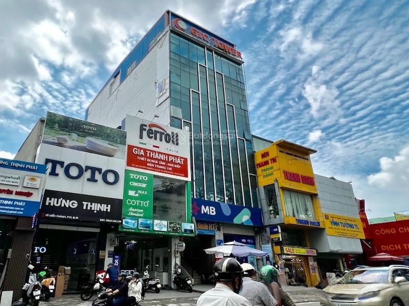 Bán building mt tô hiến thành, q10 dt 9x24m ~1400m² sàn hầm+ 8 tầng hđt 325tr/tháng  giá 95 tỷ
