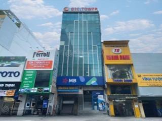 Bán building mt tô hiến thành, q10 dt 9x24m ~1400m² sàn hầm+ 8 tầng hđt 325tr/tháng  giá 95 tỷ