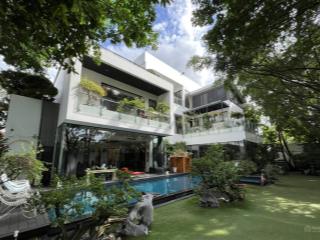 Tuyệt phẩm biệt thự nguyễn ư dĩ  thảo điền dt 20x30m cn 550m2, 4 lầu tm + hồ bơi, giá tốt 140 tỷ