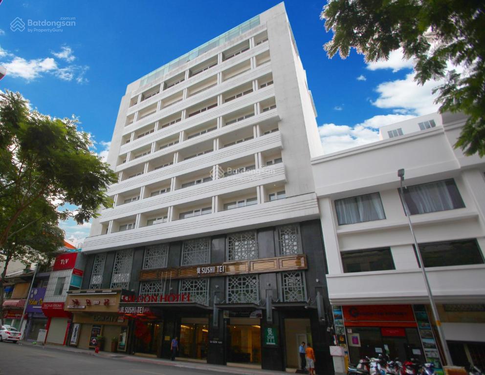 Bán tòa khách sạn mt phố tây bùi viện, (14 x 17m), hầm 7 tầng, hđt 435tr/tháng, giá chỉ 85 tỷ tl