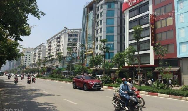Lô góc  mp hoàng quốc việt 110m2/9tầng+hầm/mt8.5m  70 tỷ  building kinh doanh  sẵn dòng tiền