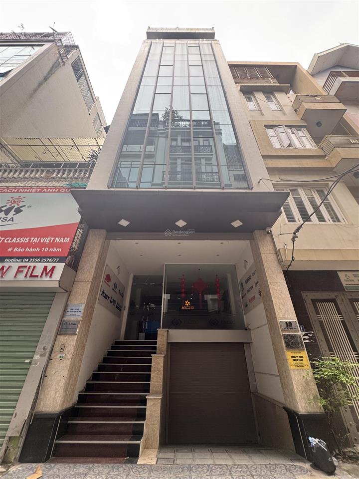 Vũ phạm hàm 39tỷ  85m2  8 tầng thang máy  mt5.2m  vỉa hè ô tô tránh  thông sàn  sãn dòng tiền