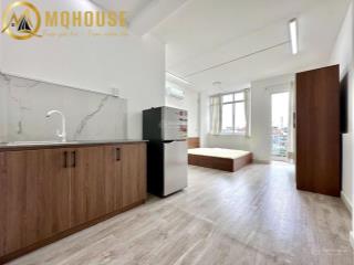 Cho thuê phòng studio full nội thất, ban công gần công viên gia định