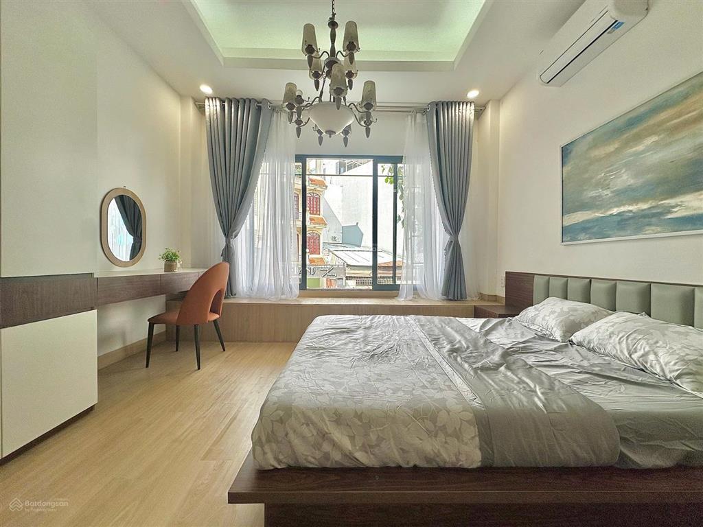 Cho thuê ch 1 phòng ngủ  ban công thoáng  full nội thất gần công viên gia định  phú nhuận