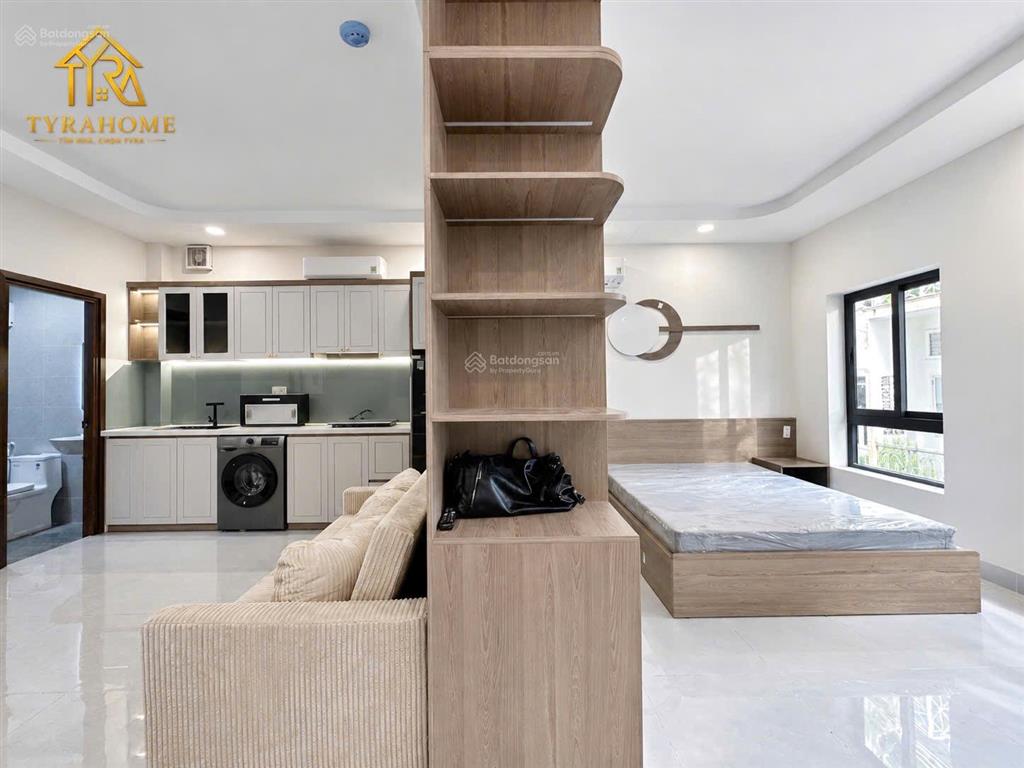 Tòa nhà mới xây dạng studio/1pn  full nội thất  thang máy tại phường 25, bình thạnh