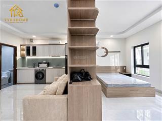 Tòa nhà mới xây dạng studio/1pn  full nội thất  thang máy tại phường 25, bình thạnh