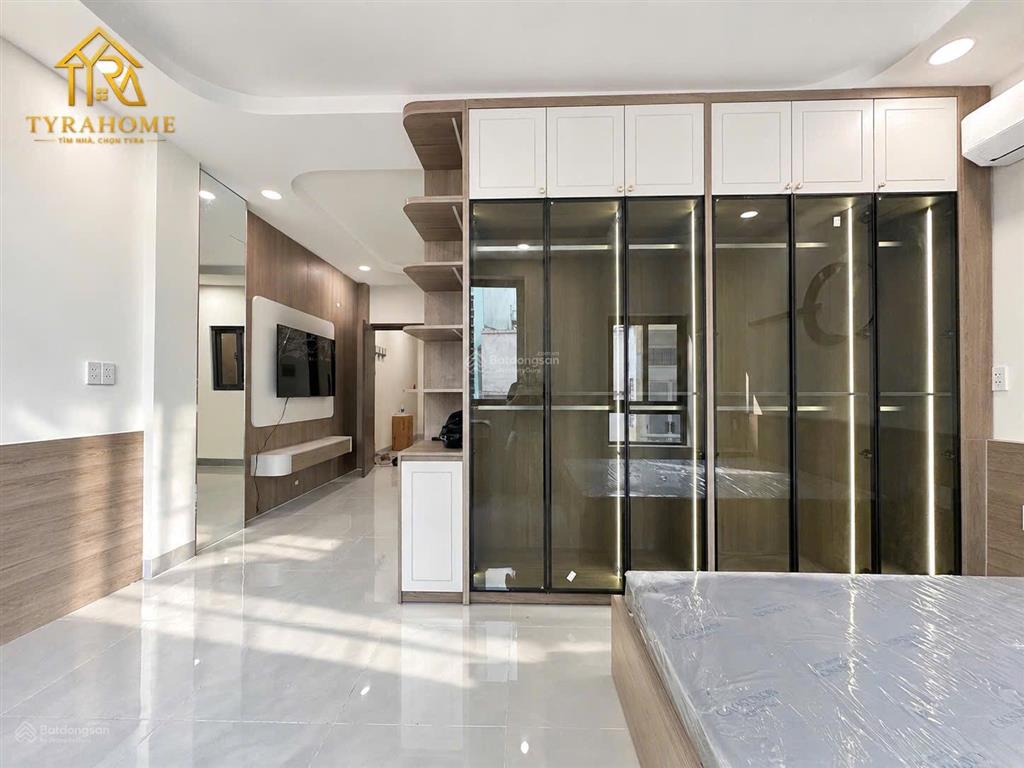 Tòa nhà mới xây dạng studio/1pn  full nội thất  thang máy tại phường 25, bình thạnh