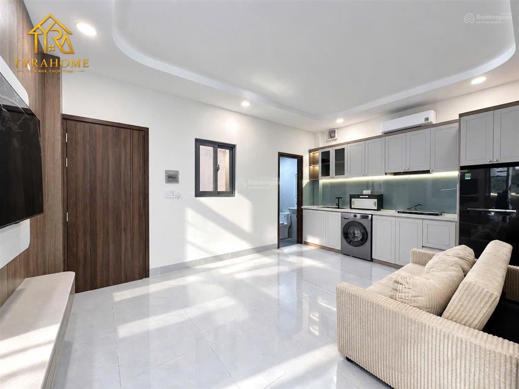 Tòa nhà mới xây dạng studio/1pn  full nội thất  thang máy tại phường 25, bình thạnh