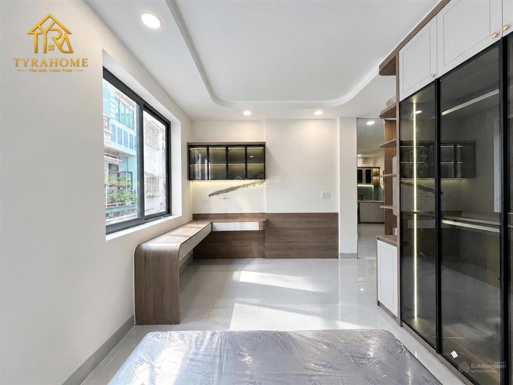 Tòa nhà mới xây dạng studio/1pn  full nội thất  thang máy tại phường 25, bình thạnh